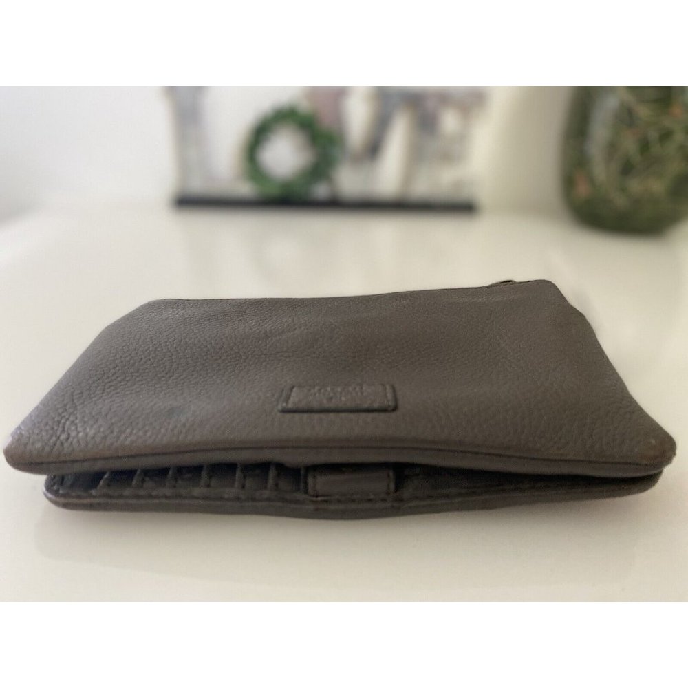 Fossil Karli Clutch Wristlet Wallet Bag‎ Geometric Print Leather Mod Vintage NWT - Picture 13 of 16
